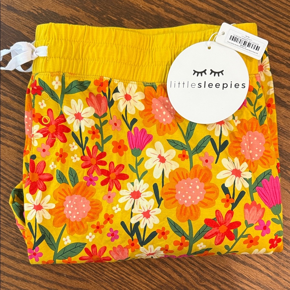 Little Sleepies Yellow Floral Pajama Pants